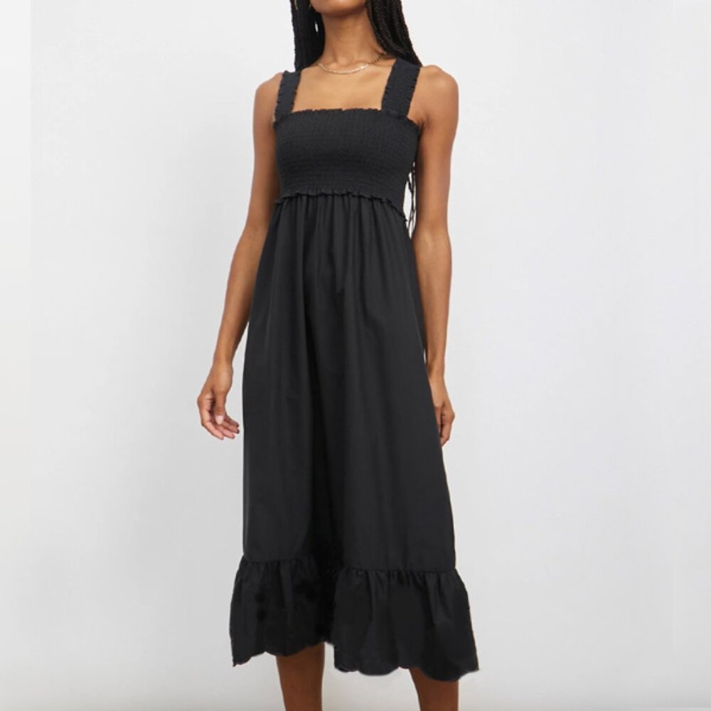 Rails Rumi Midi Smocked Dress